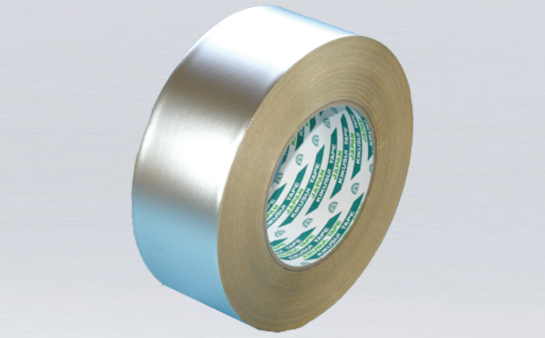 日本进口菊水环保空调铝箔胶带用于空调设备管道密封保温缠绕,环保无甲醛,低挥发胶层,低VOC铝箔胶带